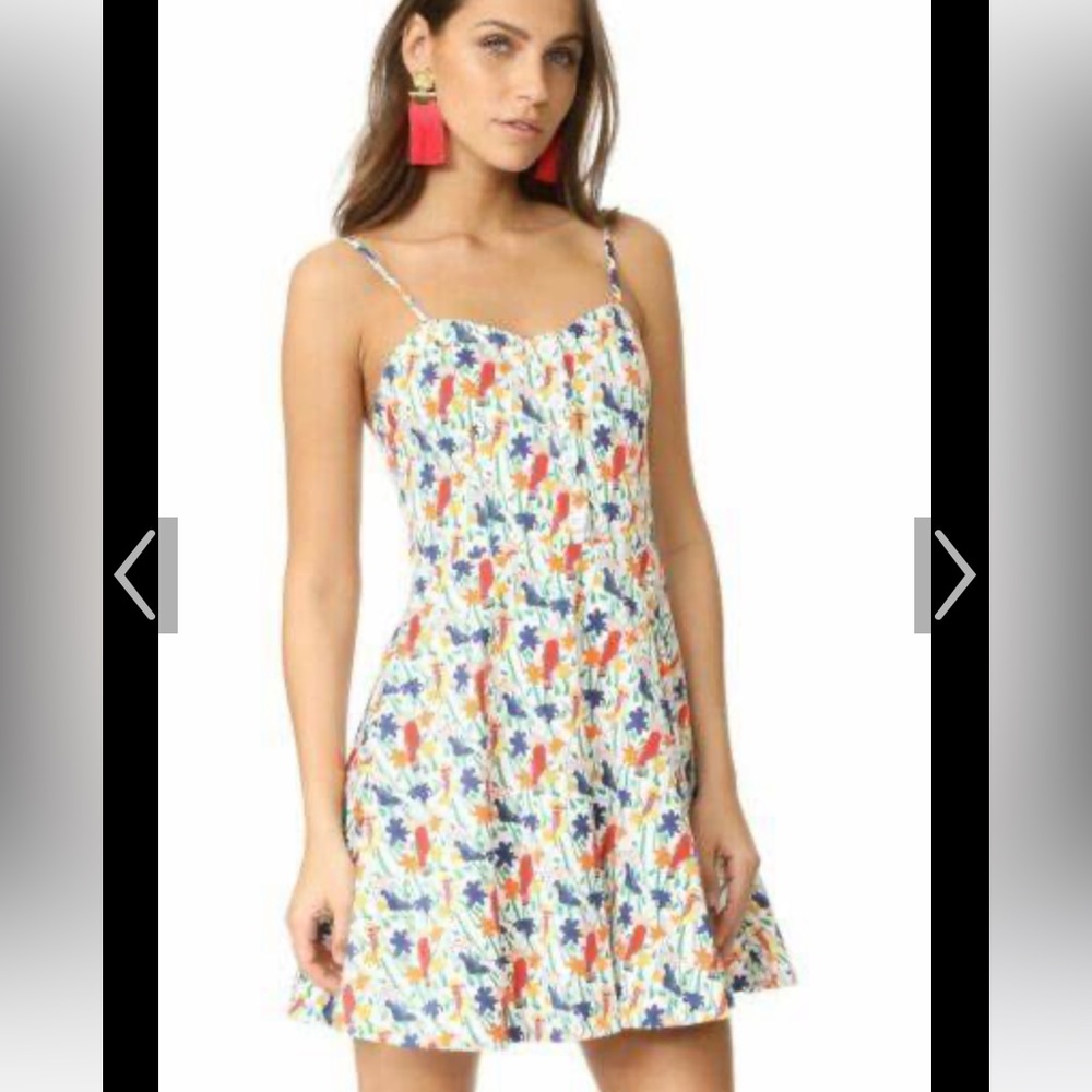 Alice + Olivia Nella Bird Print Dress